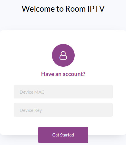 ROOM IPTV OUVRIR UN COMPTE