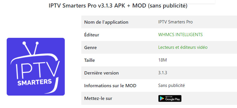 IPTV SMARTERS PRO APK POUR VOTRE SMART TV