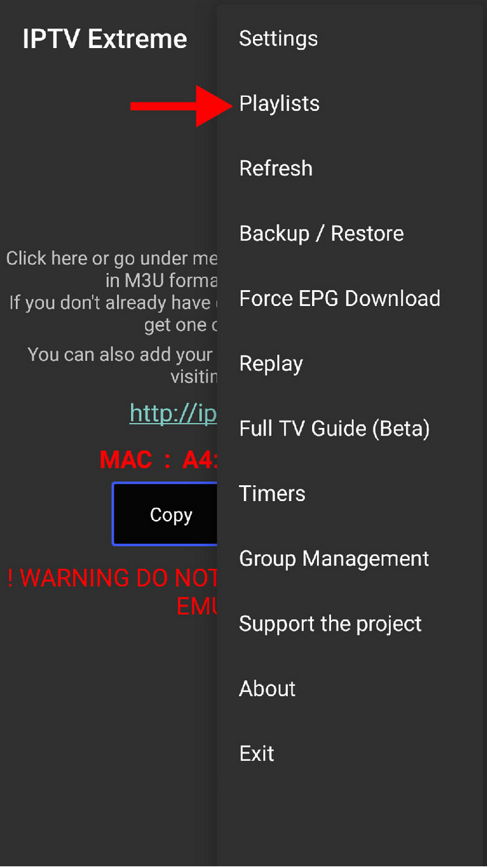 CONFIGURATION IPTV EXTREME PRO