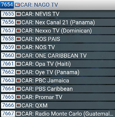 CHAINES TV DES CARAIBES ABONNEMENTSIPTV.COM